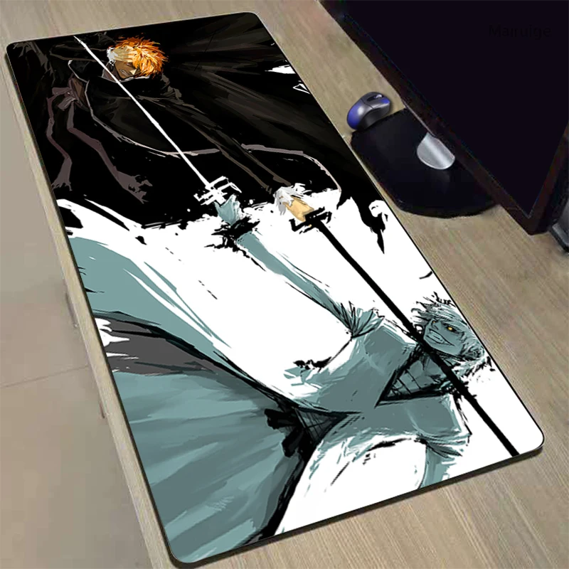 

Mousepad Pc Gamer Mousepad Anime Mouse Mat Gaming Accessories Bleach Carpet Laptop Desk Mat Computer Extended Pad Play Mats