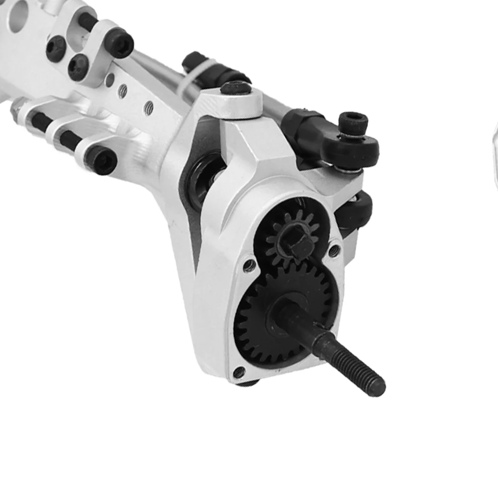 Aluminium F9 Offset Vorne Hinten Portalachse Mit Servo Halterungen Für 1/10 RC Crawler Axial Capra 1,9 UTB AXI03004 LCG Chassis Upgrade – Detail 11