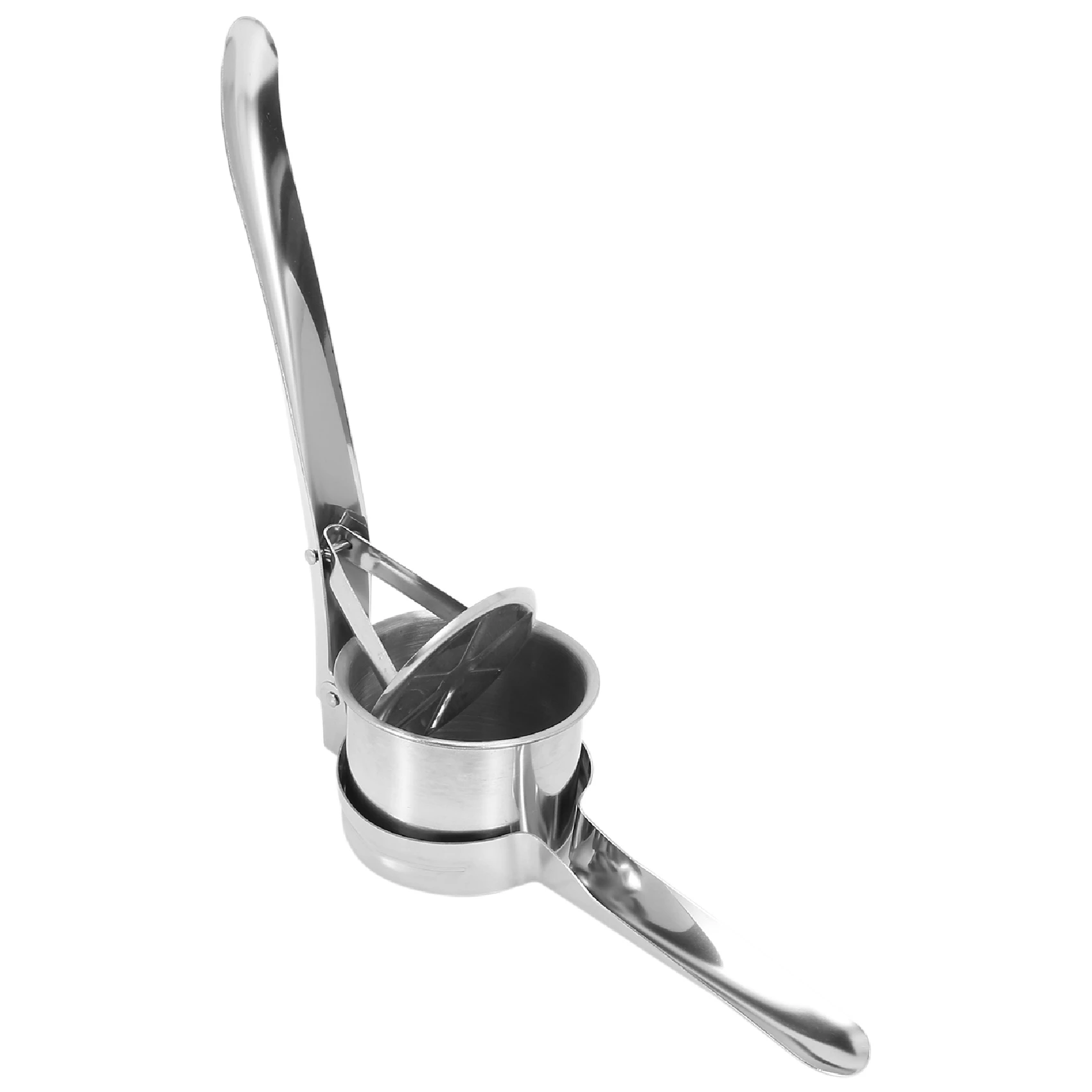 ABUN Stainless Steel Potato Ricer Masher with 3 Interchangeable Discs, Fine Medium Coarse, Easy to Use for Mashed Potatoes,