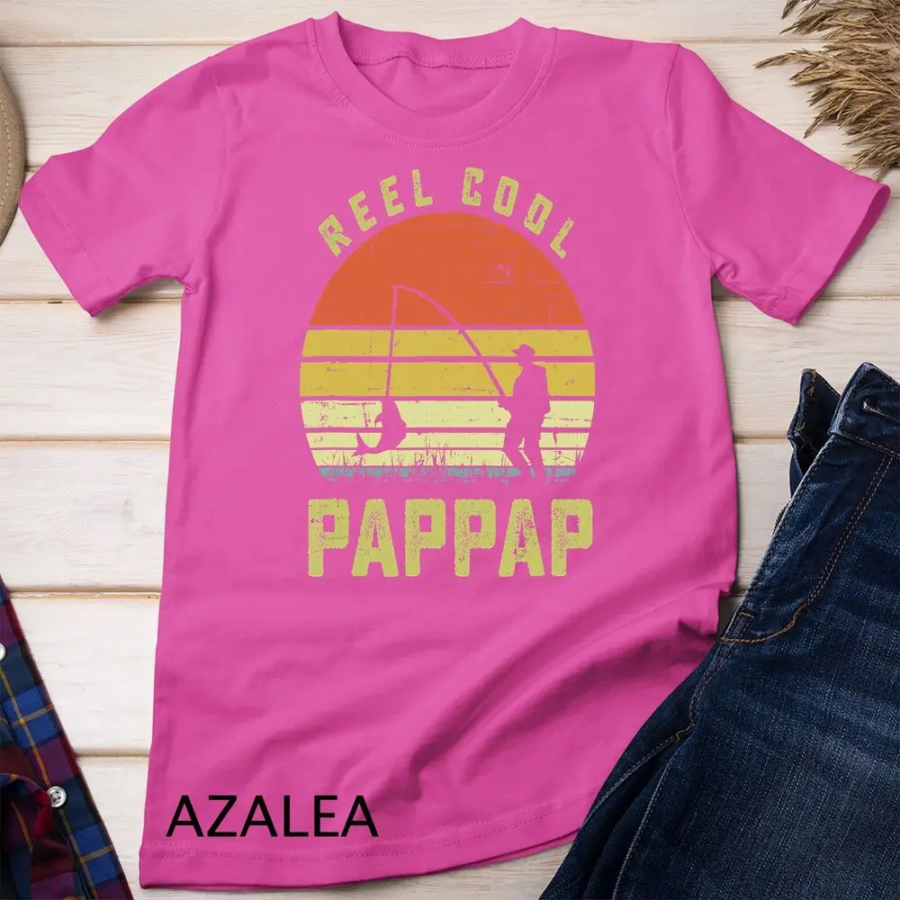 Reel Cool Pappap Fishing Dad Gifts Father's Day Fisherman Unisex T-shirt