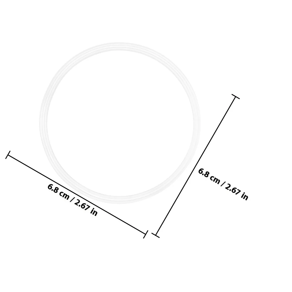 6 قطعة حلقة سيليكون لختم الزجاجة كوب معزول بديل مانع للتسرب وقابل لإعادة الاستخدام منظم تخزين ملحقات الحشية