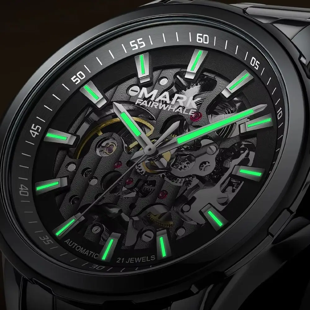 Mark Fairwhale Watch Brand Factory Direct Sales Overseas Cross-Border Foreign Trade Mechanical Watches