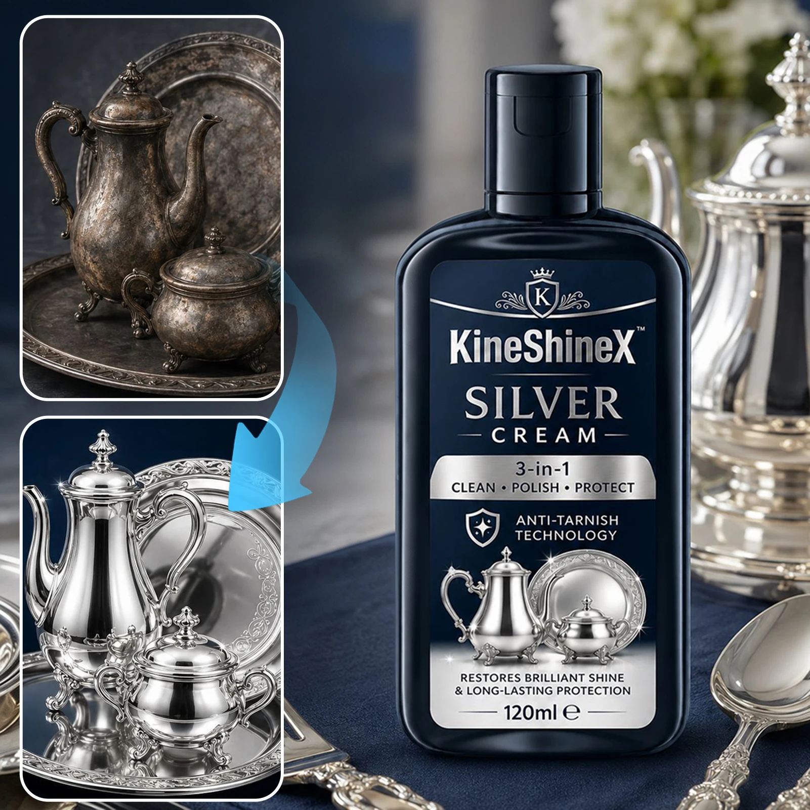 Premium Household Cleaning Metal Polishes Silver Cleaning Wipe Effective Silver Polish Tarnish Remover Wipe