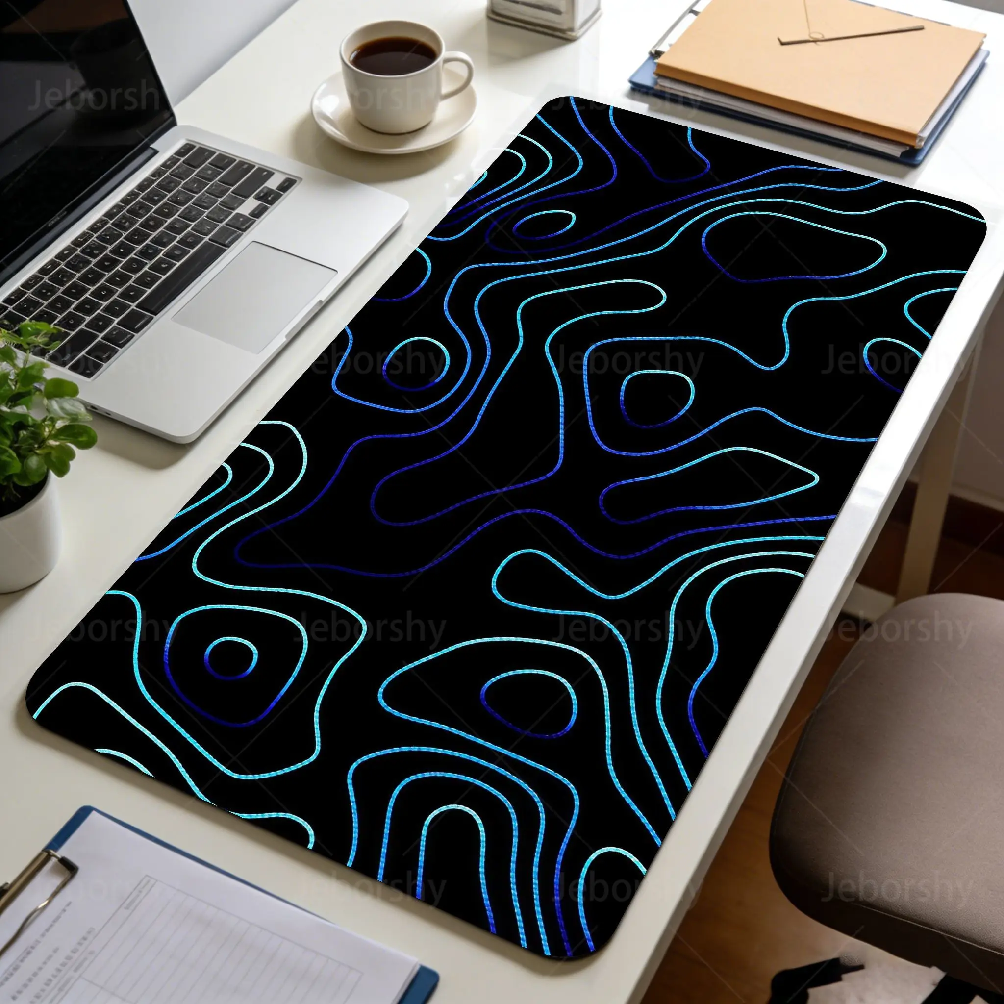 Large Gaming Mouse Pad XXL Liquid Deskmat Non-Slip Rubber Game Mouse Mat Computer Keyboard Mats Pad Big Mousepad
