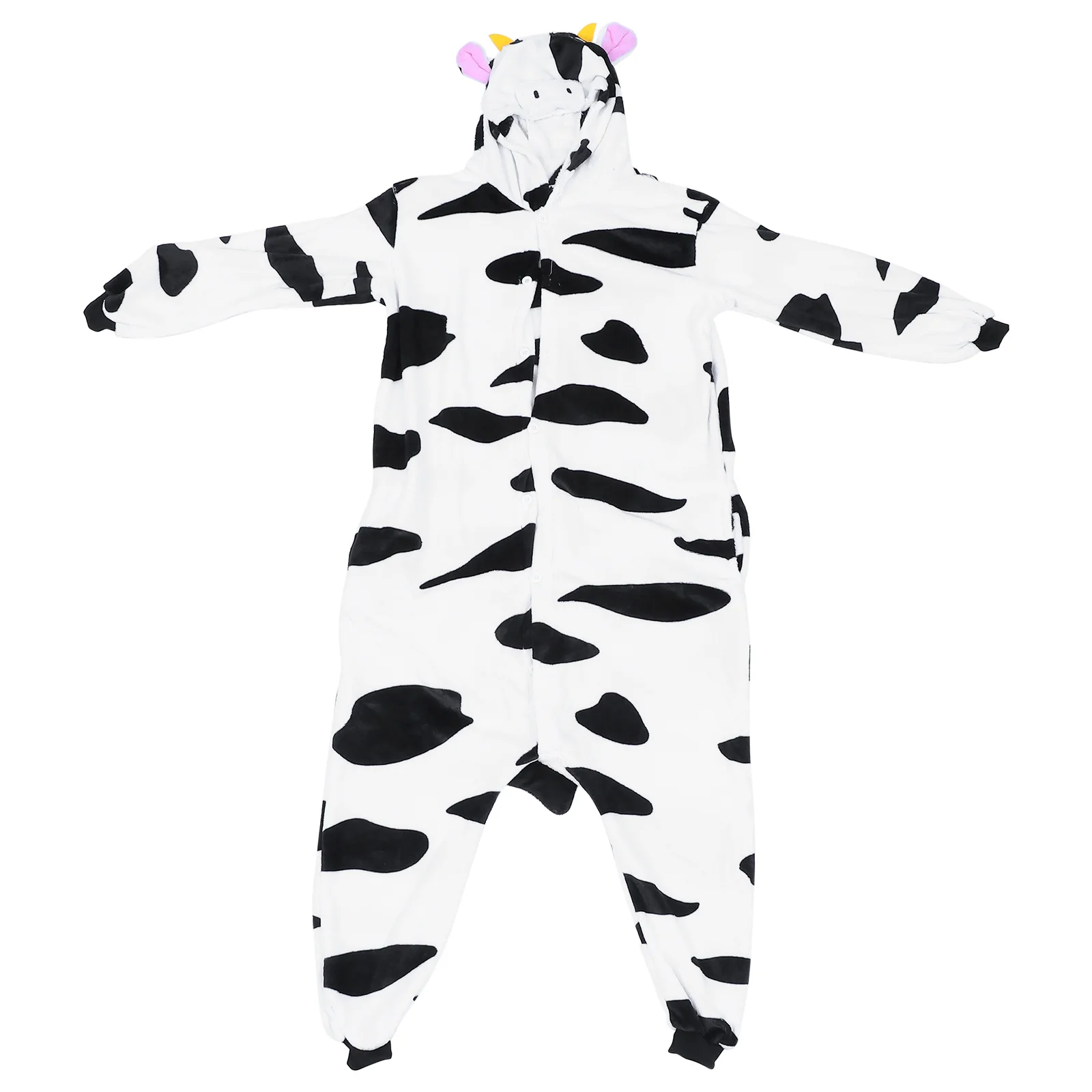 1pc 漫画動物セットフランネルパジャマ男性女性冬暖かい漫画パジャマナイトウェアコスプレジャンプスーツパーカー