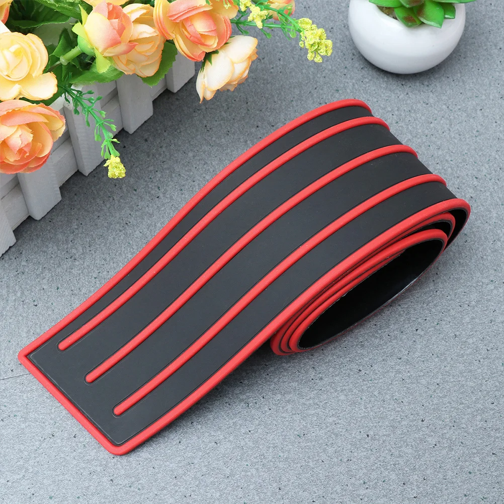 

2Pcs Car Bumper Protector Rubber Strip Soft Scratch Resistant Rear Trunk Guard Flexible Rear Bumper Guard for Suv