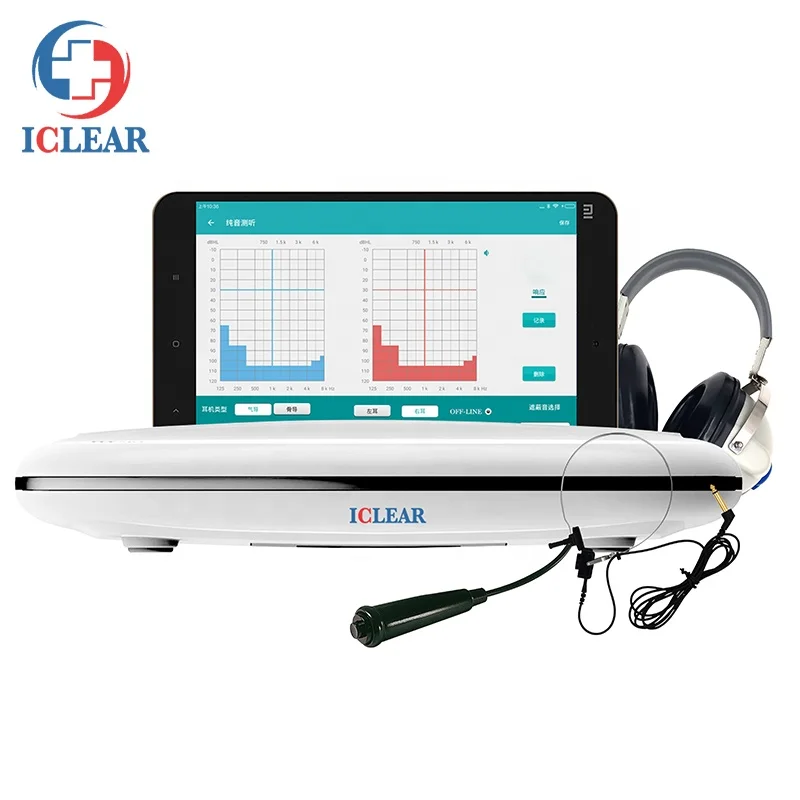 Hearing Test Device Touch Screen Portable Diagnostic Audiometer