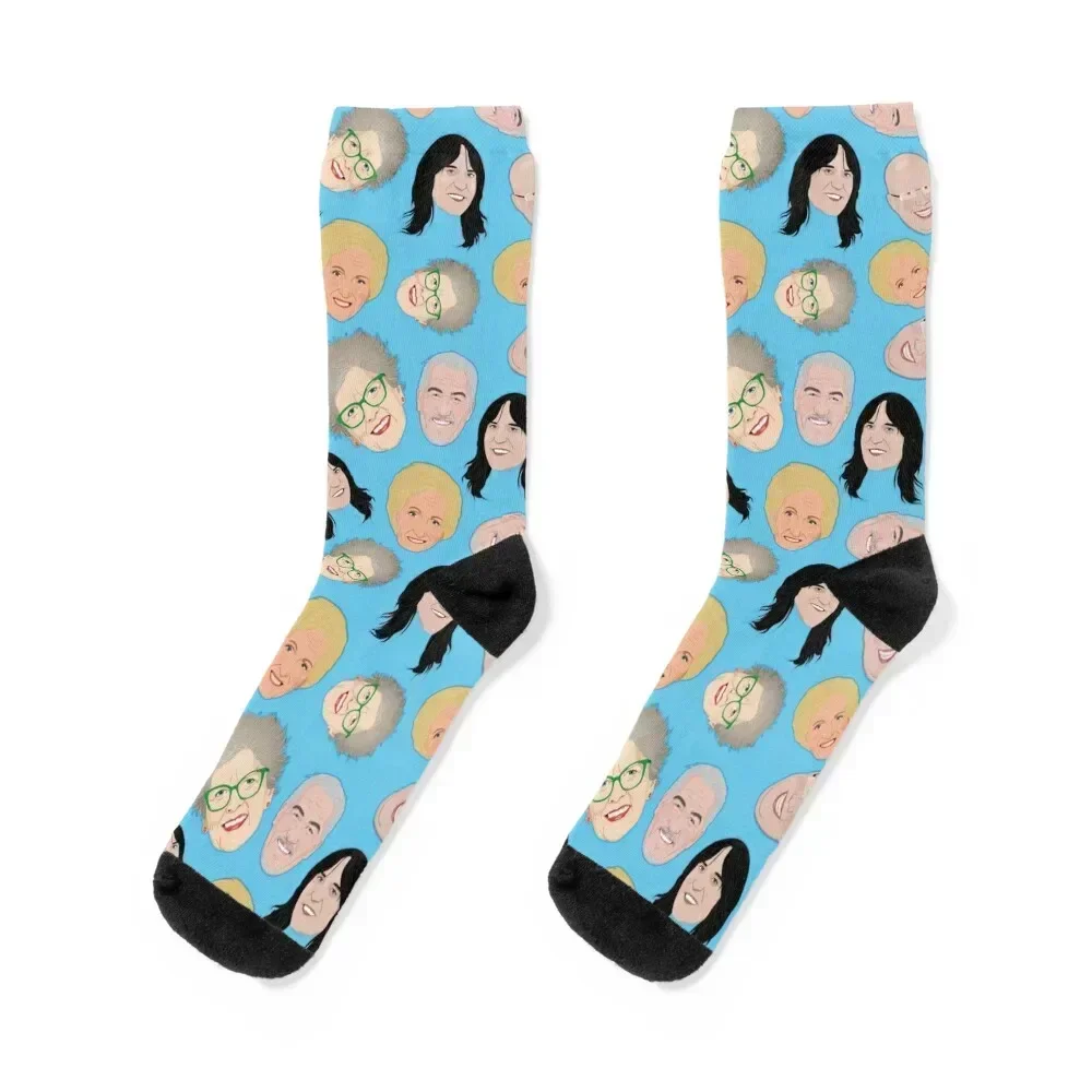 Bake Off GBBO Baking Show Great British Socks Antiskid soccer anti-slip sports and leisure funny gift Socks Male Women's