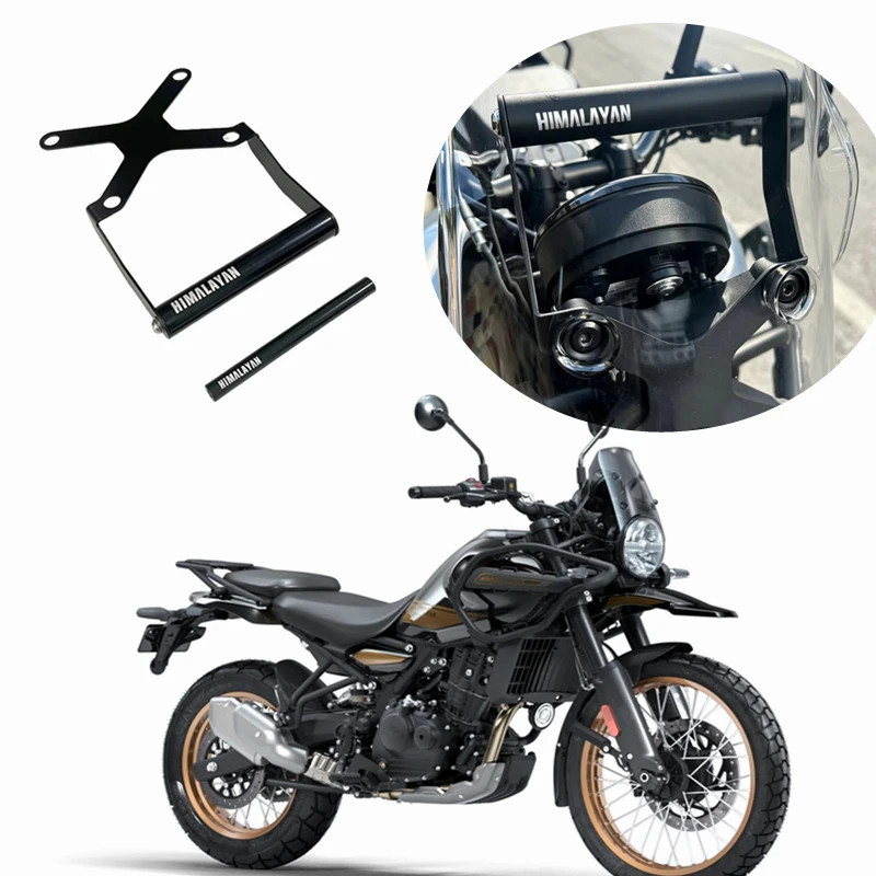 2026 Motorcycle Phone Holder Stand GPS Navigation Plate Bracket For Himalayan 450 2024 2025 Himalayan450 Accessories