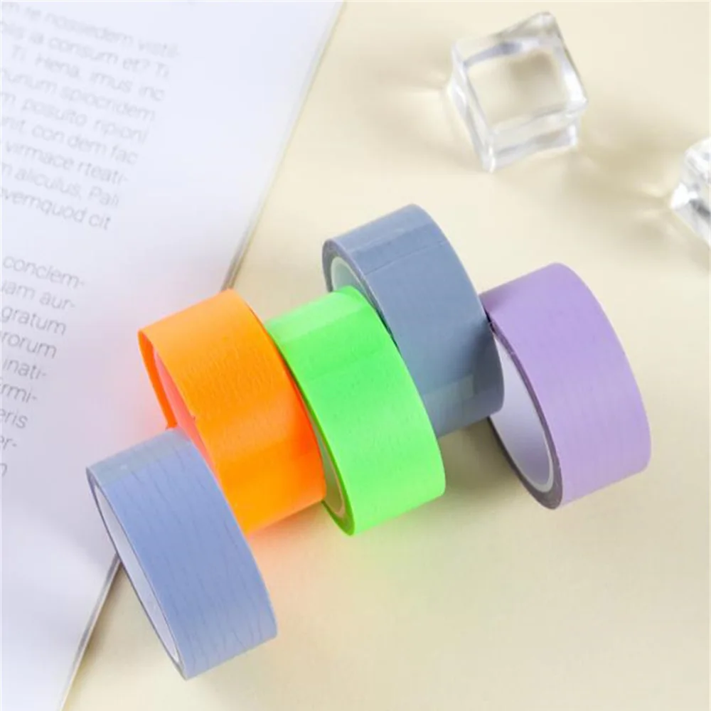 Student Note Mark 5 Colors Decorative Note Tapes Waterproof Fine Hand Account Students School Office Supplies