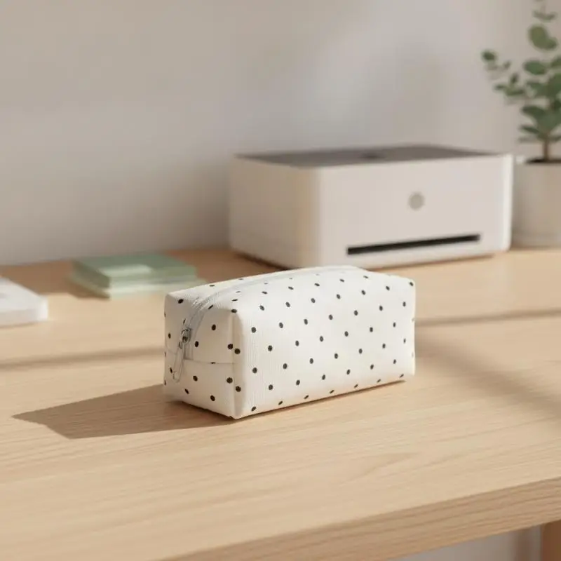 Pen Bag Pencil Pouch Large Capacity Cute Pattern Boxes Portable Makeup Bag Organizer For School Home And Travel