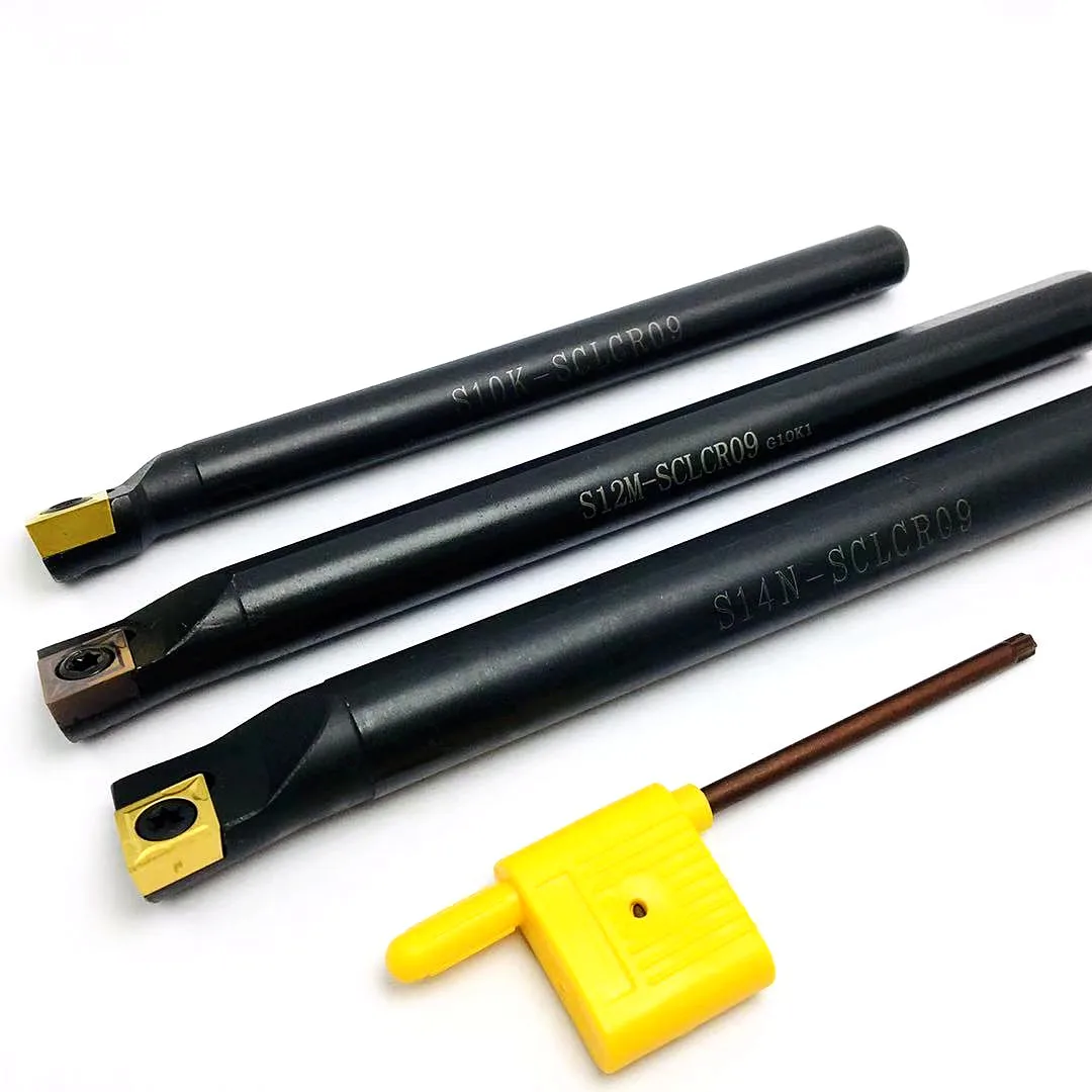 S10K S12M S14N S16Q S18Q S20R S25S SCLCR09 portautensili per tornitura cerchio interno 10 pezzi CCMT09T304 CCT09T308 strumento per letto lama in lega dura