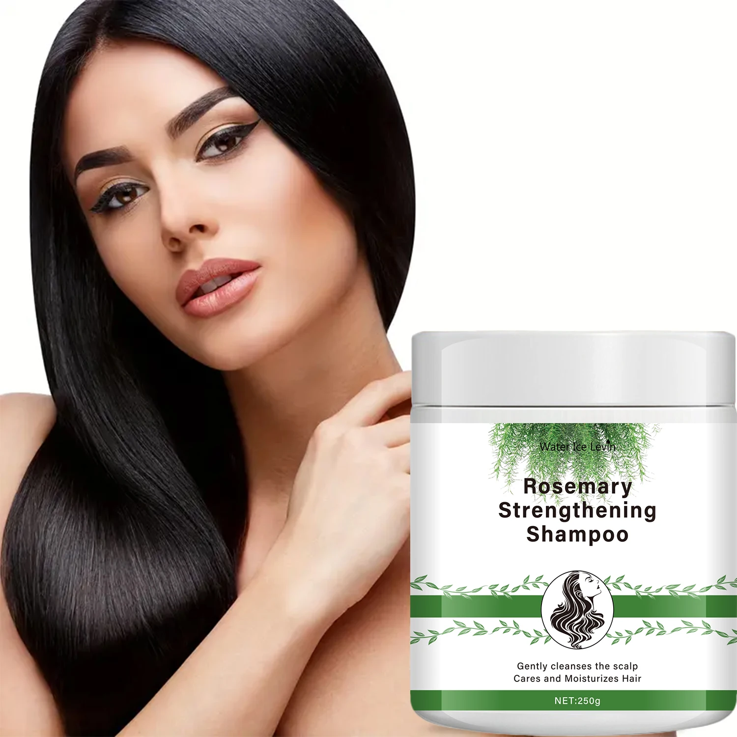 

Шампунь Waterlce Levin с розмарином, освеживает кожу головы ● Укрепление корня ● 250г