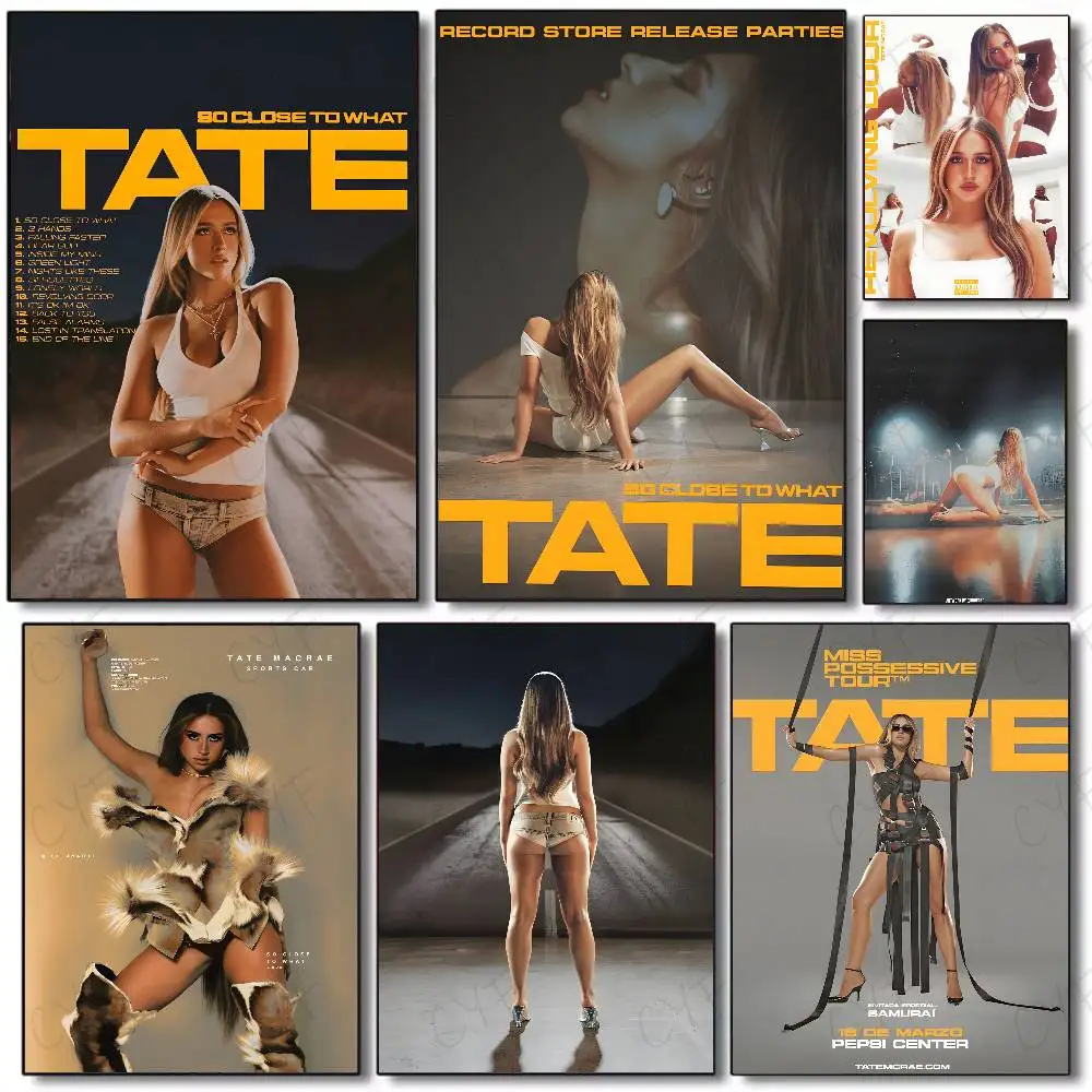 Singer T-Tate M-McRae Poster Waterproof Vintage Movie Posters High Quality Wall Art Print For Room Decor Gift