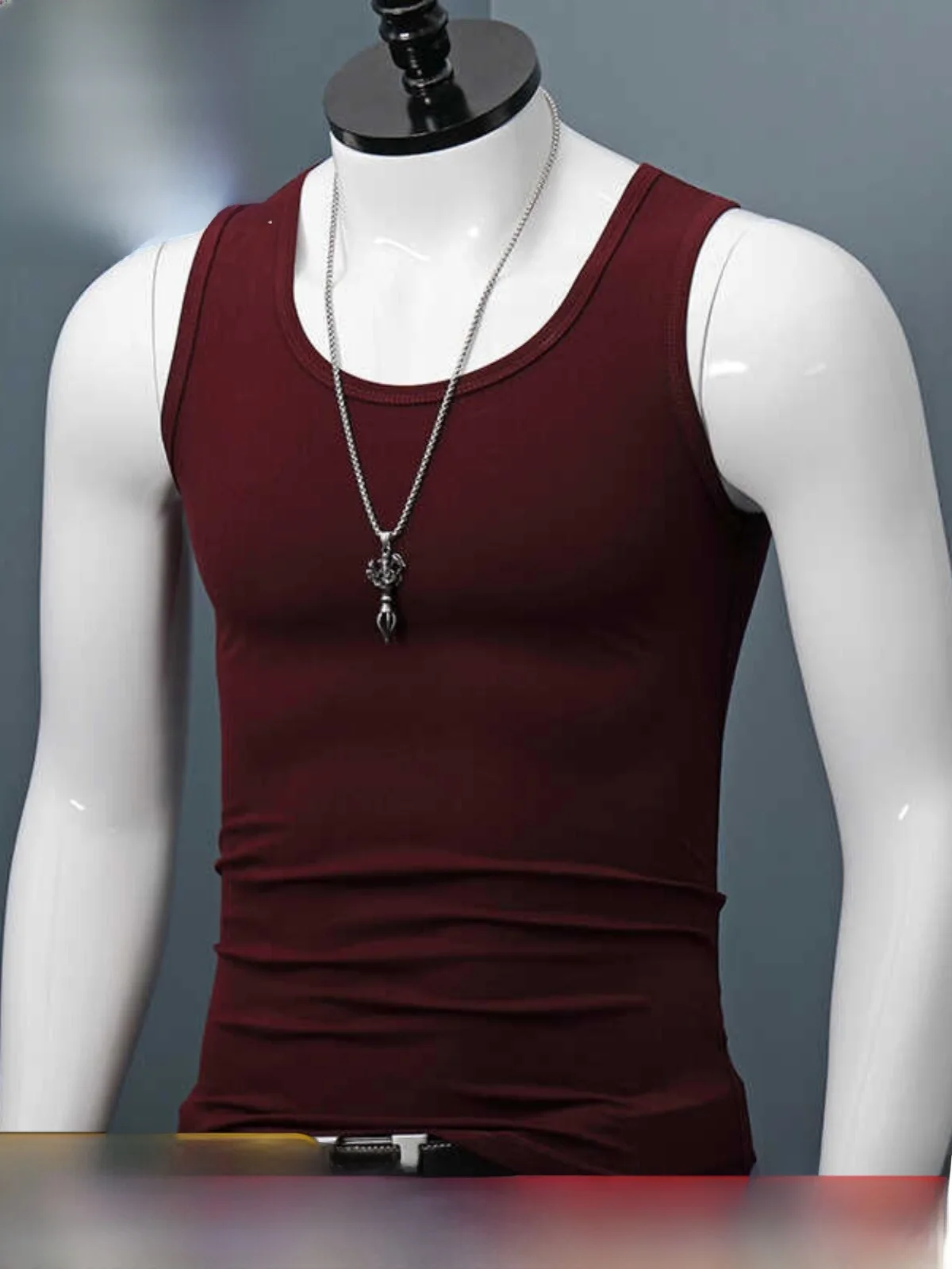 

Pierre Cardin Men's Slim Fit Cotton Tank Top Fitn Spor Svel T-irt Youth Summer Trendy round Ne Sweat Vest