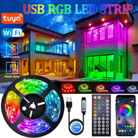 Led Rgb Light Strip Usb 5V 5050 Tura Backlight Tape Lighting Lamps Ice String 10M 15 Meters Led Light For Room Decoration Ribbon