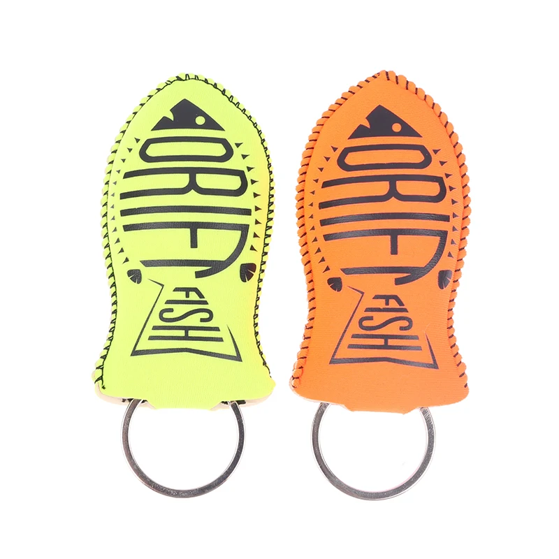 Floating Keychain Boat Keychain Float KeyRing Fish Shaped Buoyant Key Fob for Swimming Water Sport Accessories