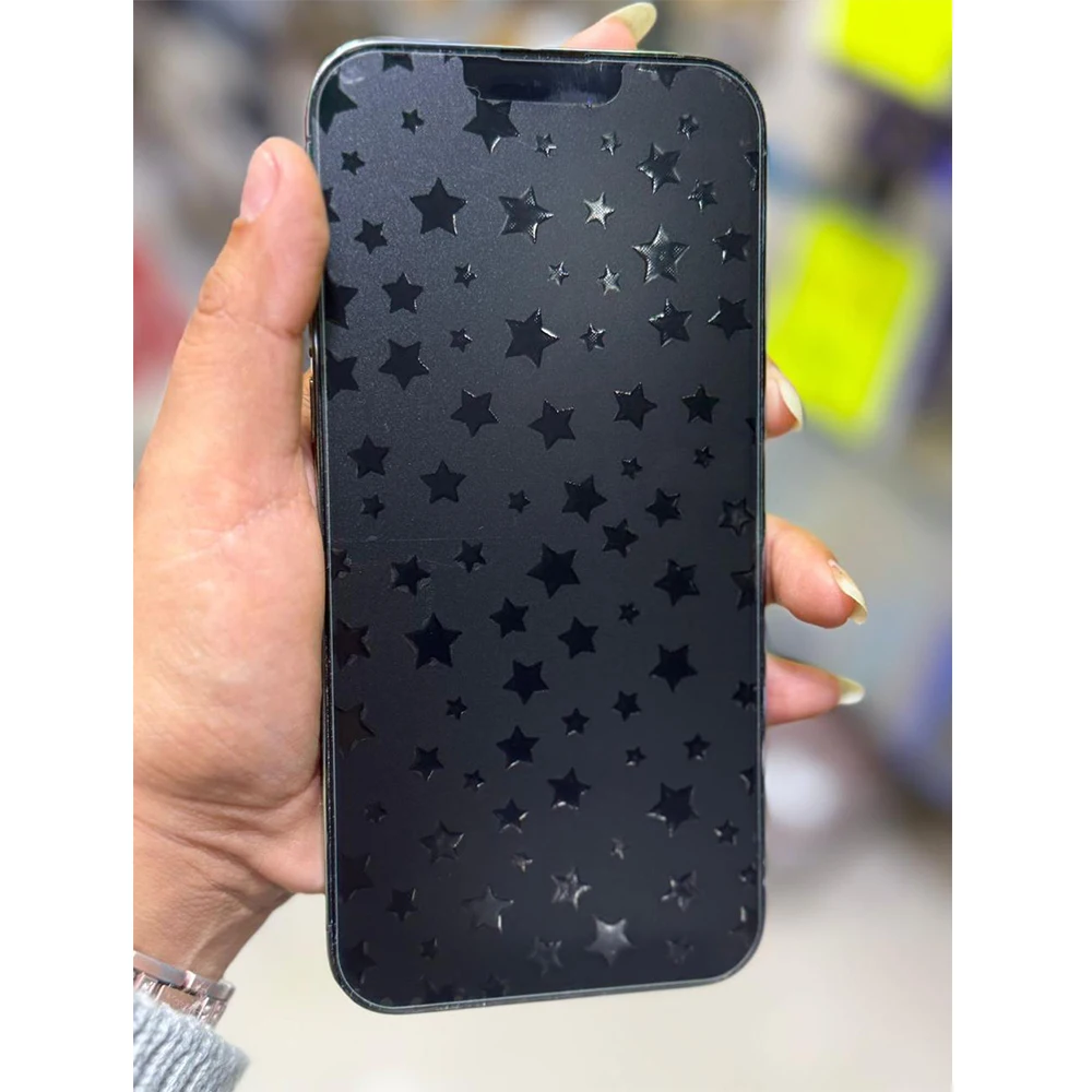 FONLYU 50 szt. Przezroczyste folie TPU 3D z wzorem, ochraniacze ekranu i naklejki na tył telefonu do plotera do cięcia hydrożelowych folii. — zdjęcie produktu 5