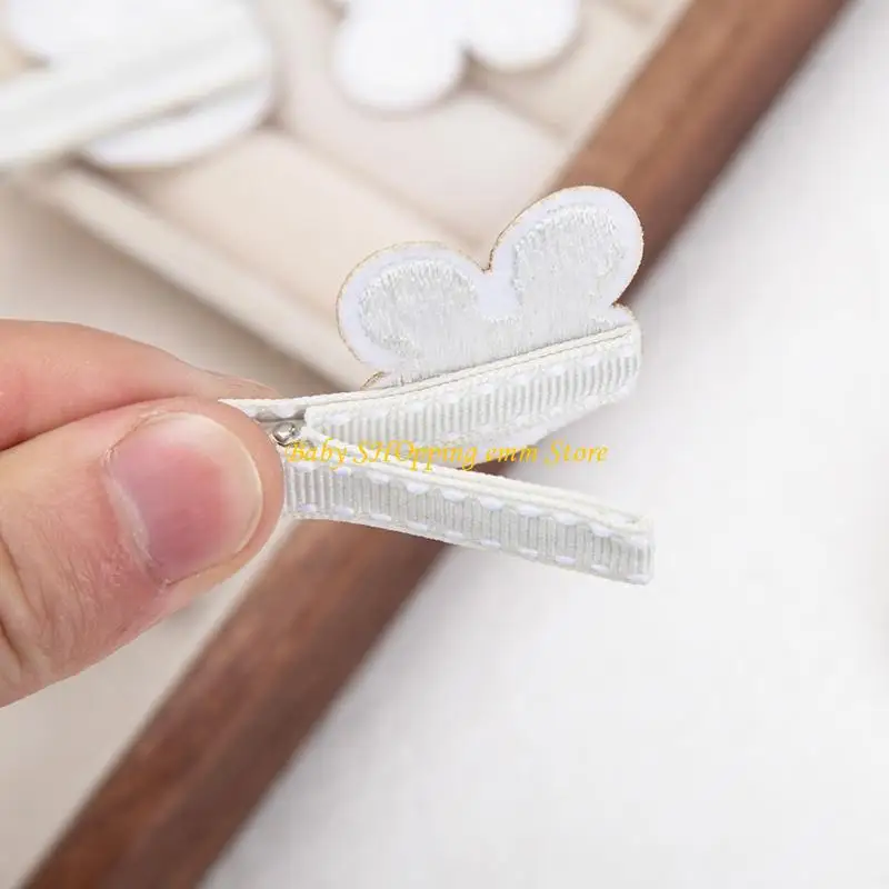 23GD urocze klipy z włosami królika poliestrowa lekka spinka do włosów Piękne włosy barrettes