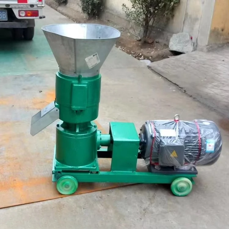 Small agricultural granulators are applied for breeding sheep feed
