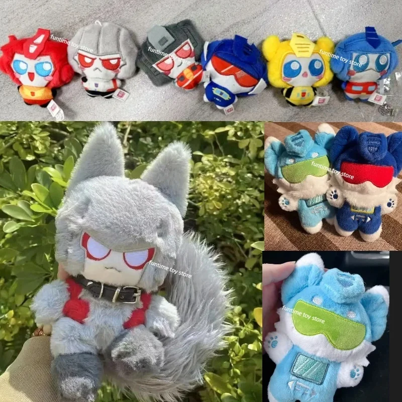 New Mini 8cm Transformation Pendant Plush Doll Toy Cute 20cm Grey Megatron Stuffed Pillow Doll Collection Modle Toy For Kid Gift
