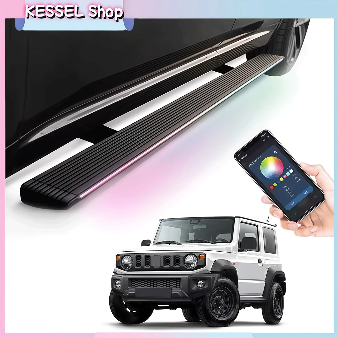 

Deployable Power Side Step with LED Light Electric Running Boards for Suzuki Jimny 2 Door 2019-2025 2026 Retractable Truck Steps