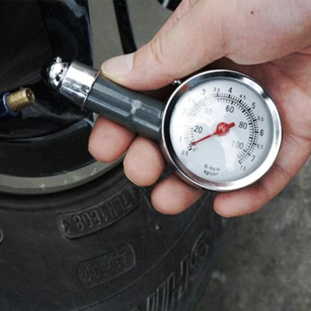 Digital Tire Pressure Gauge Tyre Air Monitoring Meter 100 PSI/7.5 Bar Handheld Tester Tool for Car Truck