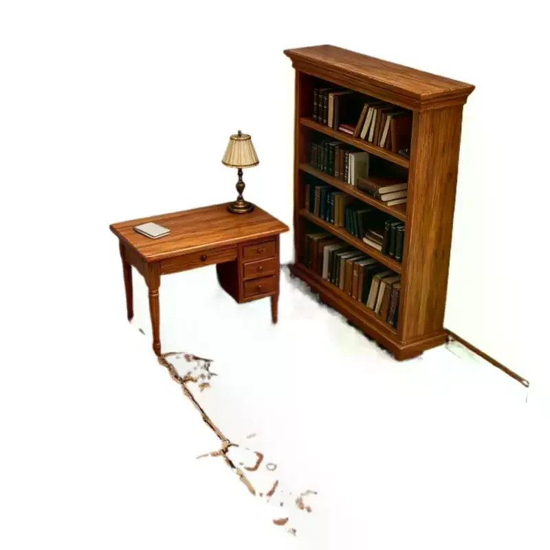 9Pcs Kitchen Living Room Floor Furniture Accessories 30*30mm Dollhouse Mini Simulation Double-sided Wooden Floorboards Model