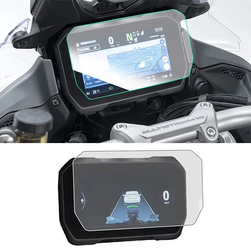For Ducati Multistrada V4 Pikes Peak v4S Sport 2021-2023 Motorcycle Scratch Cluster Screen Dashboard Protection Instrument Film