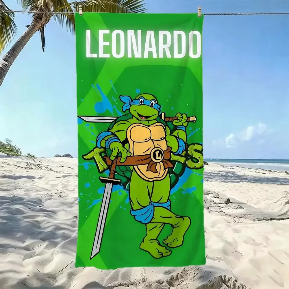 Serviette Brave-Teenage Mutant Ninja TurtlesS, qualité hôtel 5 étoiles, écologique, ultra douce, épaisse, serviettes et serviettes de plage