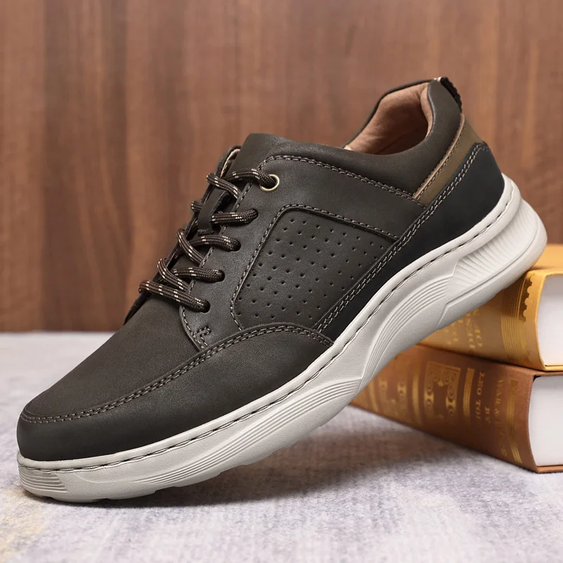 

Мужская повседневная обувь из натуральной кожи, кожаная спортивная обувь, кроссовки Javascript