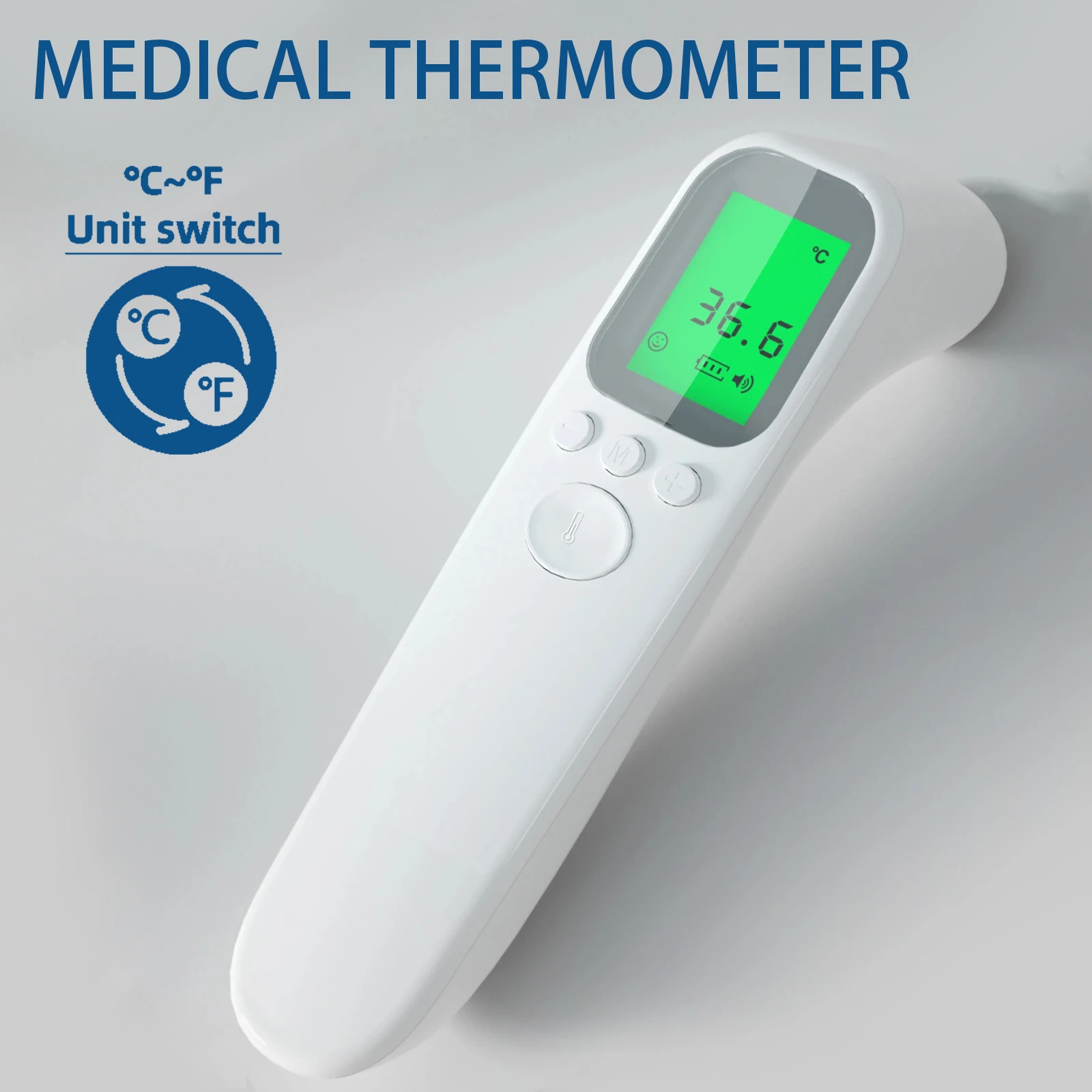 Digital Forehead Thermometer Digital Medical Electronic  Accuracy Non-contact Temperature Meter Fever For Adult Child Baby