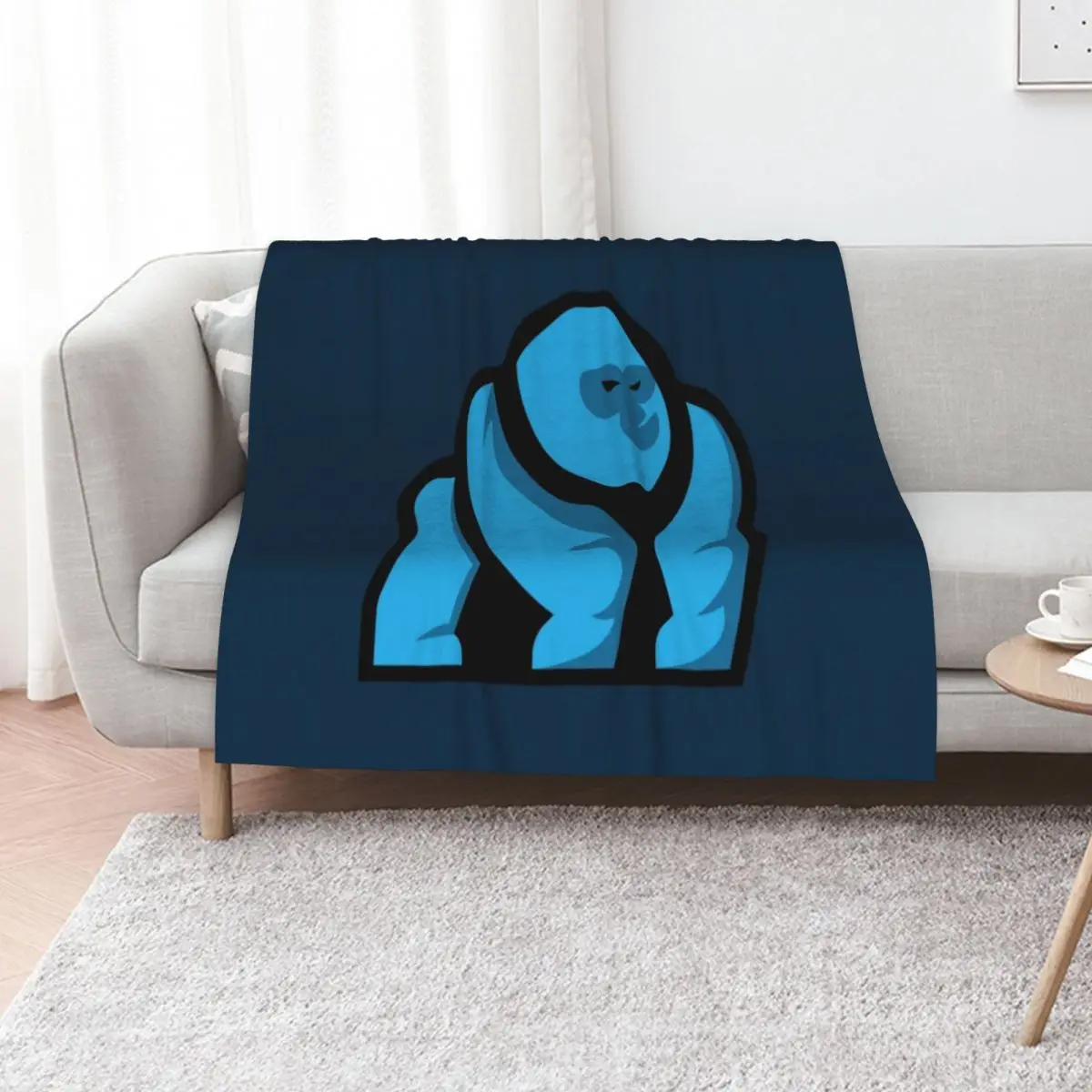 gorilla tag modern blue Throw Blanket valentine gift ideas Decorative Sofa Luxury Throw Sleeping Bag Blankets