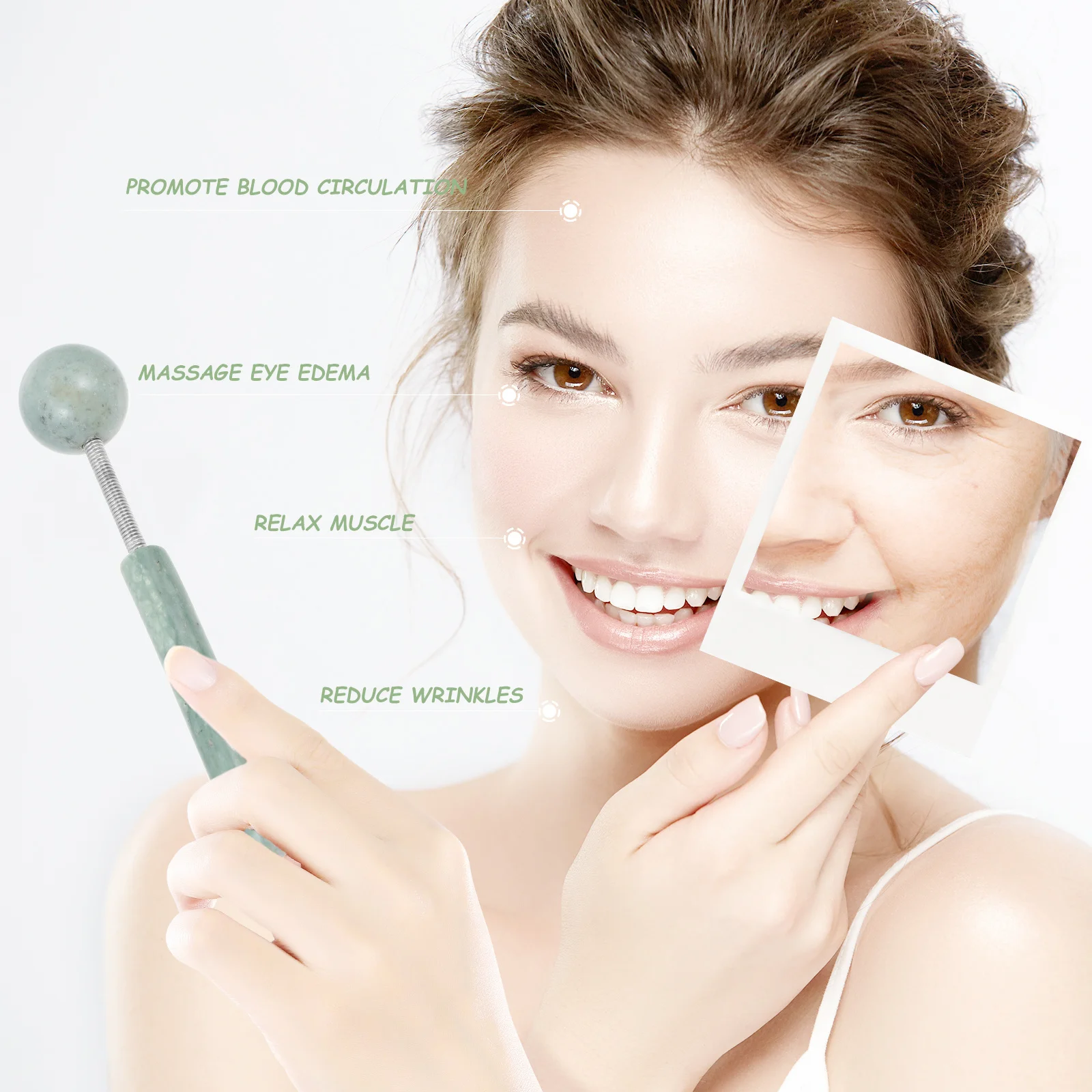 

2Pcs Portable Muscle Massager Hammer Handheld Body Massage Tool for Relaxation and Healthy Blood Flow Face Massager