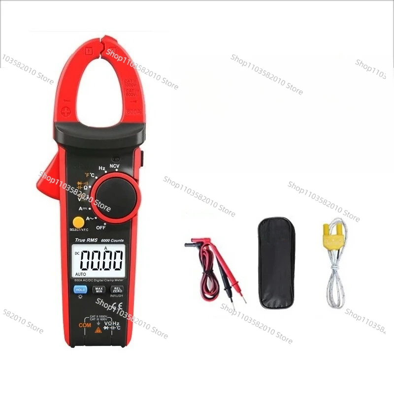 UT216C Digital Clamp Meter 600A, Auto-Ranging True RMS AC/DC Voltage Current Tester - view 2