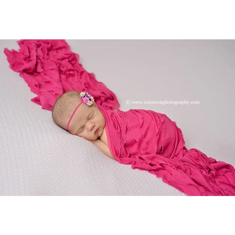 لفافة مكشكشة ناعمة لحديثي الولادة - قماط قابل للتمدد للتصوير الفوتوغرافي وقماط أنيقة لملابس الطفل وتغليف. ملحقات ein생АСografieСССВДВДВБ #6
