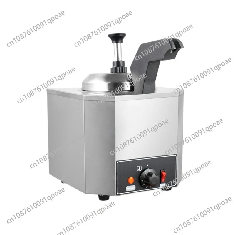 Stainless Steel Topping Dispenser for Commercial Sauce Warmer Electric Hot Cheese Chocolate Soy Sauce Heater for Food Service