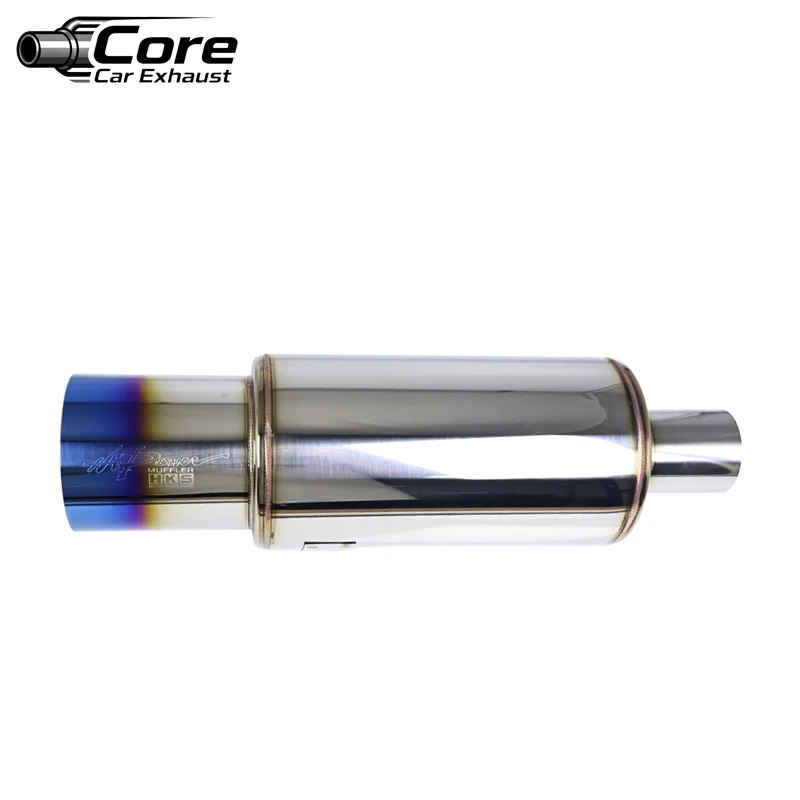 HKS العالمي عالية الجودة الفولاذ المقاوم للصدأ سيارة خمار ماسورة العادم أنابيب طرفية مع واجهات 51/63/76 مللي متر منفذ 89 مللي متر نهاية #4