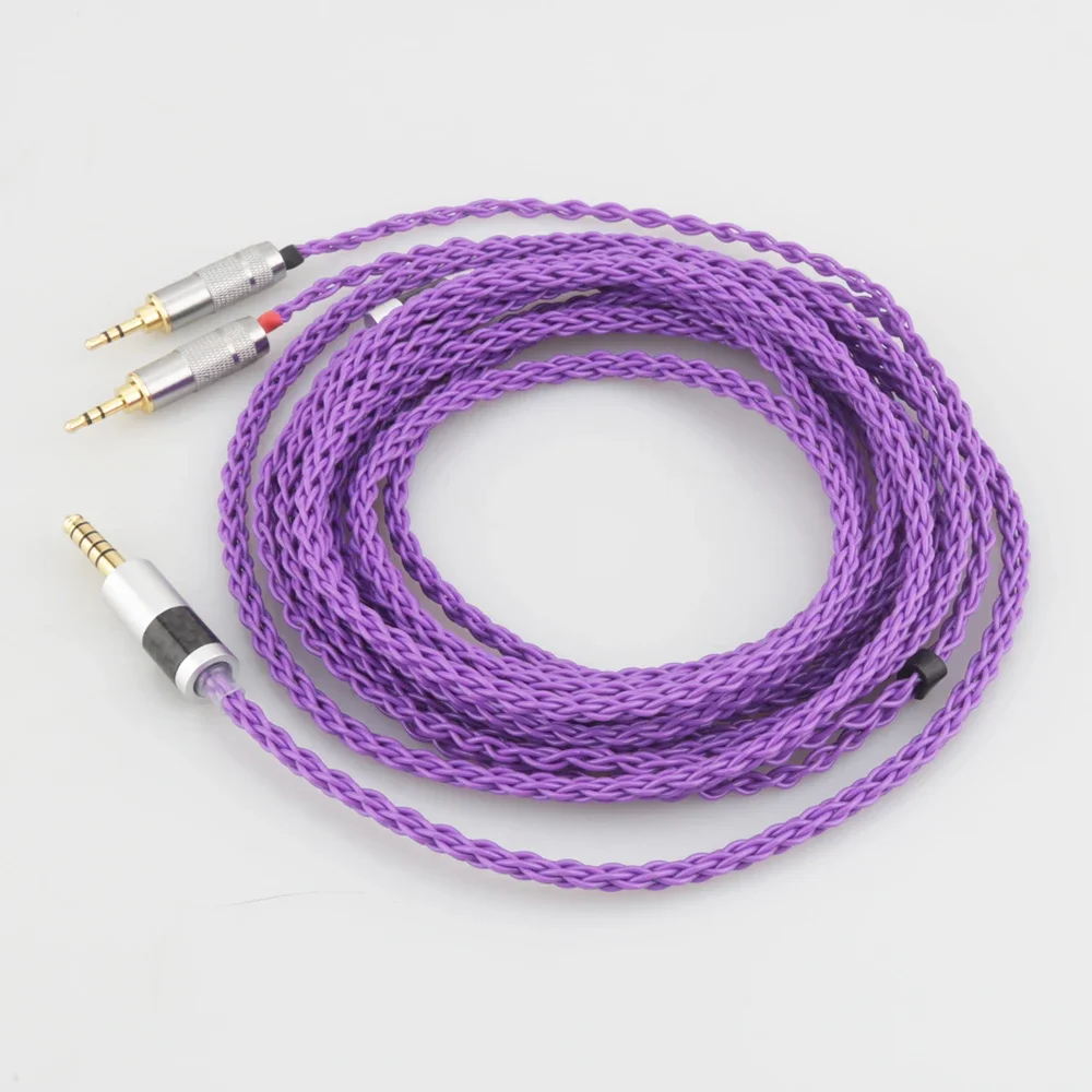 Сбалансированный штекер 4,4 мм на двойной штекер 2,5 мм, совместимый с усилителем для наушников Hifiman HE400S, HE-400I, HE-400i для WM1A, NW-WM1Z