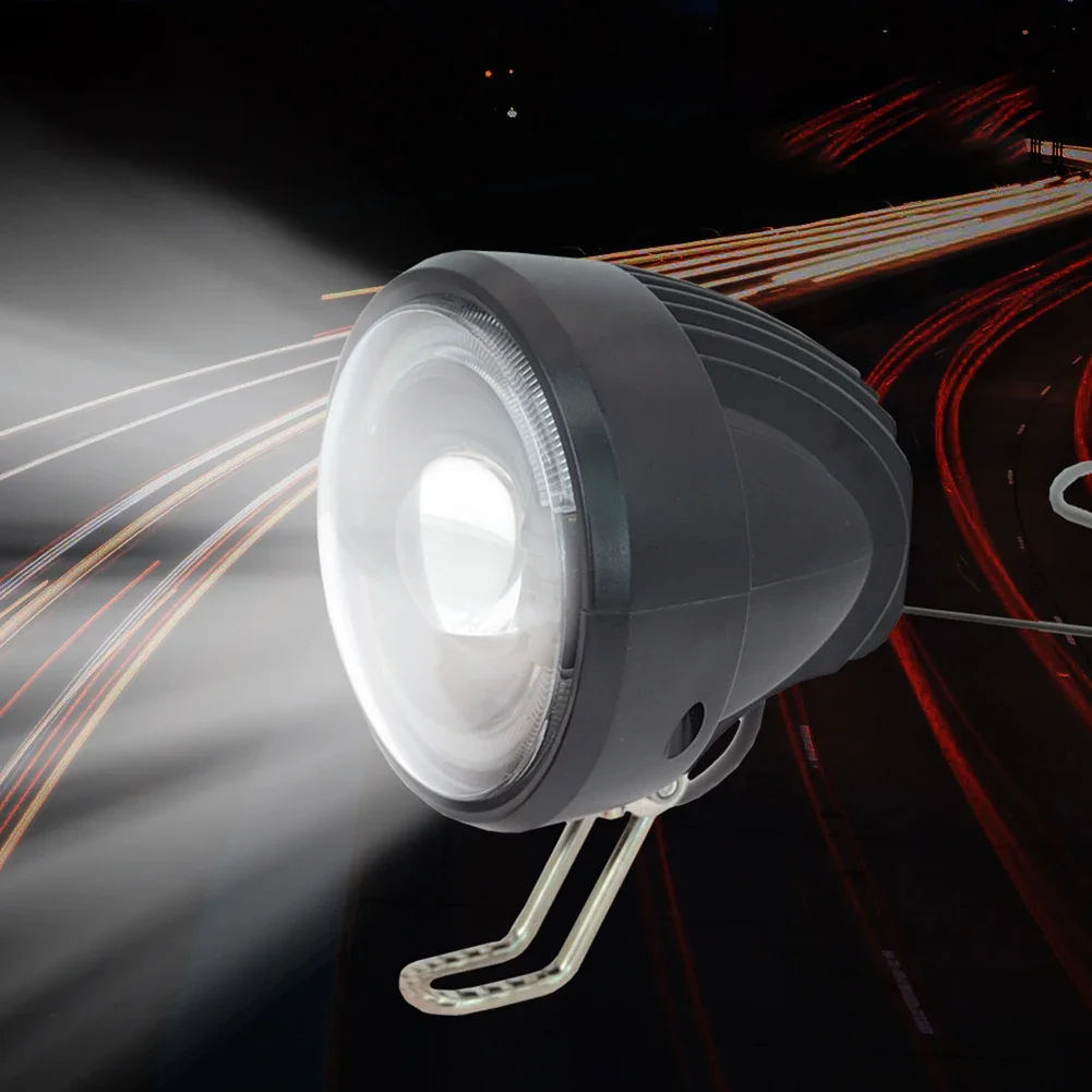 

Electric Bicycle Headlight Spotlight Waterproof ABS Shell 4 In 1 Headlight With Horn Easy To Use 4 In 1 Headlights