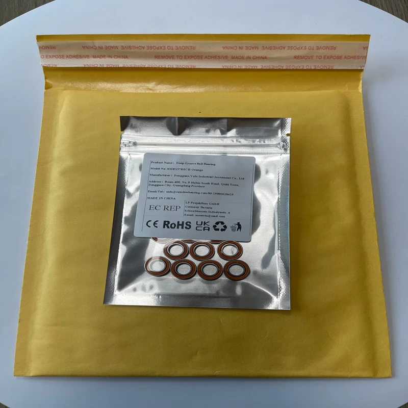 

5PCS SMR137RS CB 7X13X4 mm Ceramic Bearing ABEC-7 Miniature RC Motor SMR137RS CB Ball Bearings Ceramic Si3N4