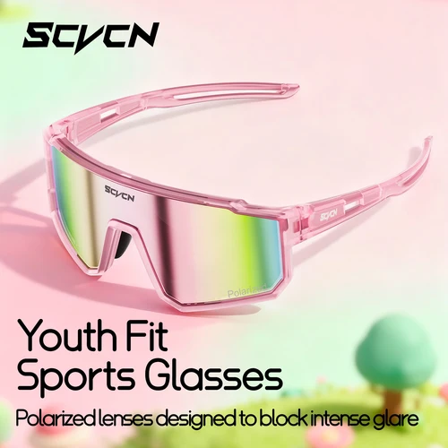Imagen 2 del producto SCVCN Gafas de sol fotocromáticas para ciclismo, gafas para exteriores, gafas para correr, senderismo, gafas de sol para niños, gafas deportivas polarizadas UV400 para niño, gafas de béisbol