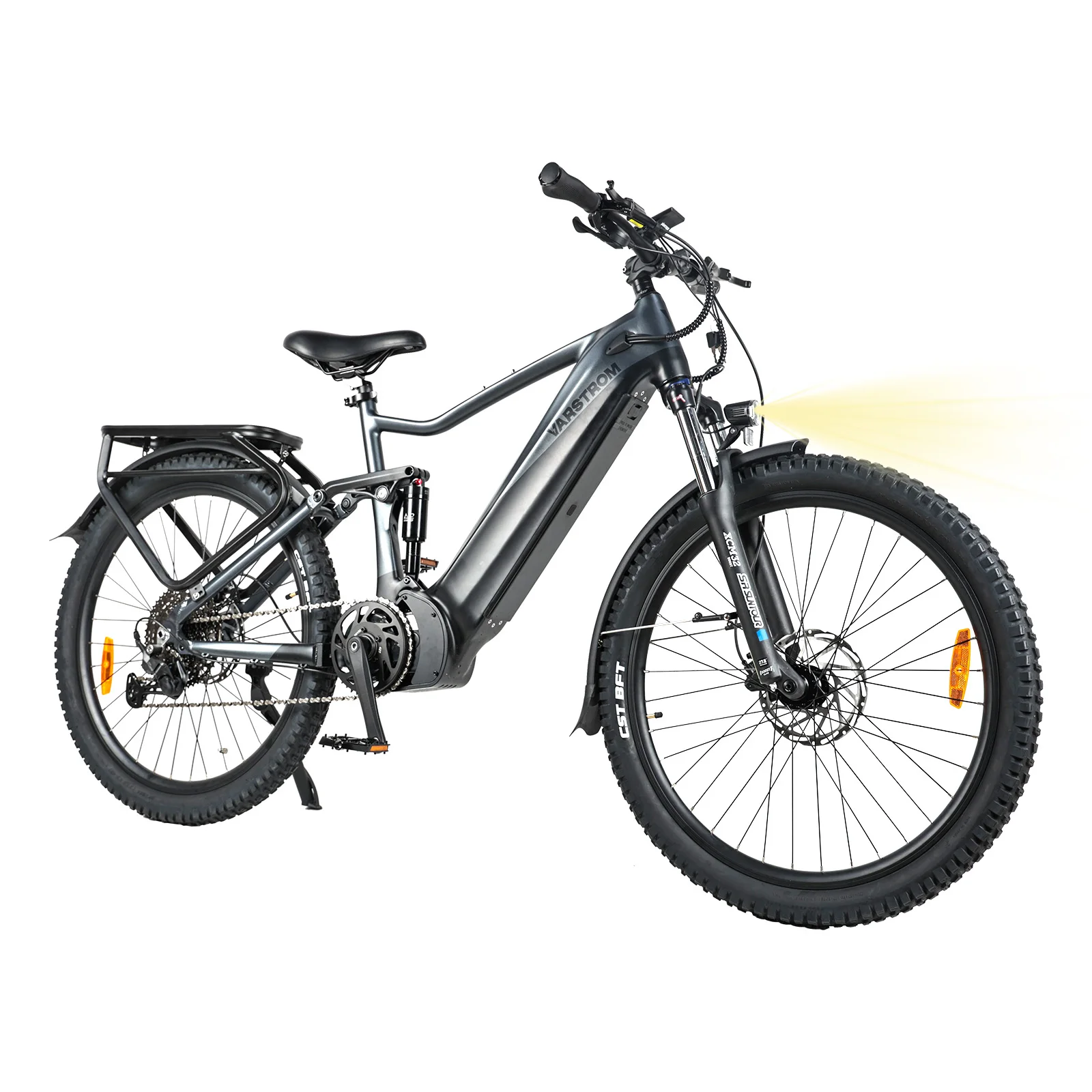 Cola Bear 2.0 Full Suspension Electric Mountain Bike with Bafang 48V750W Mid Motor and 20AH Battery