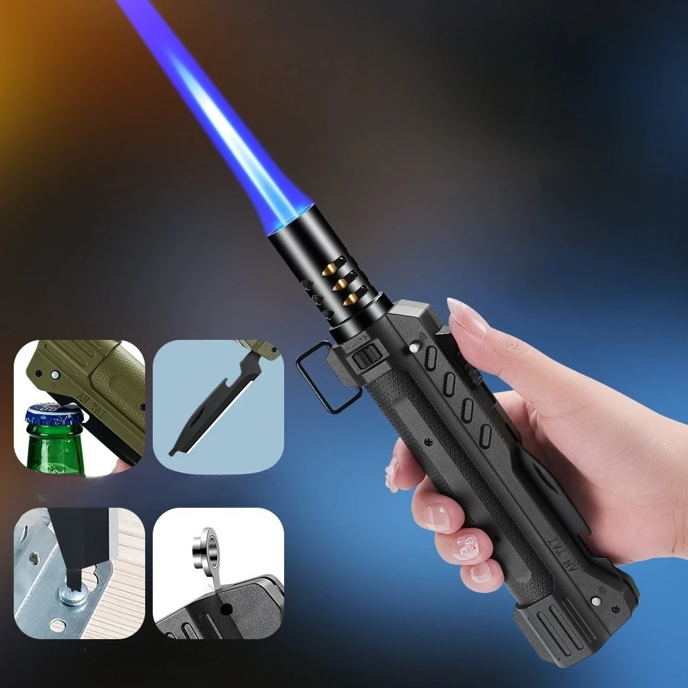 

Outdoor Multi-functional High-power Spray Gun, Windproof Direct Igniter, Essential Handheld Flamethrower for Camping