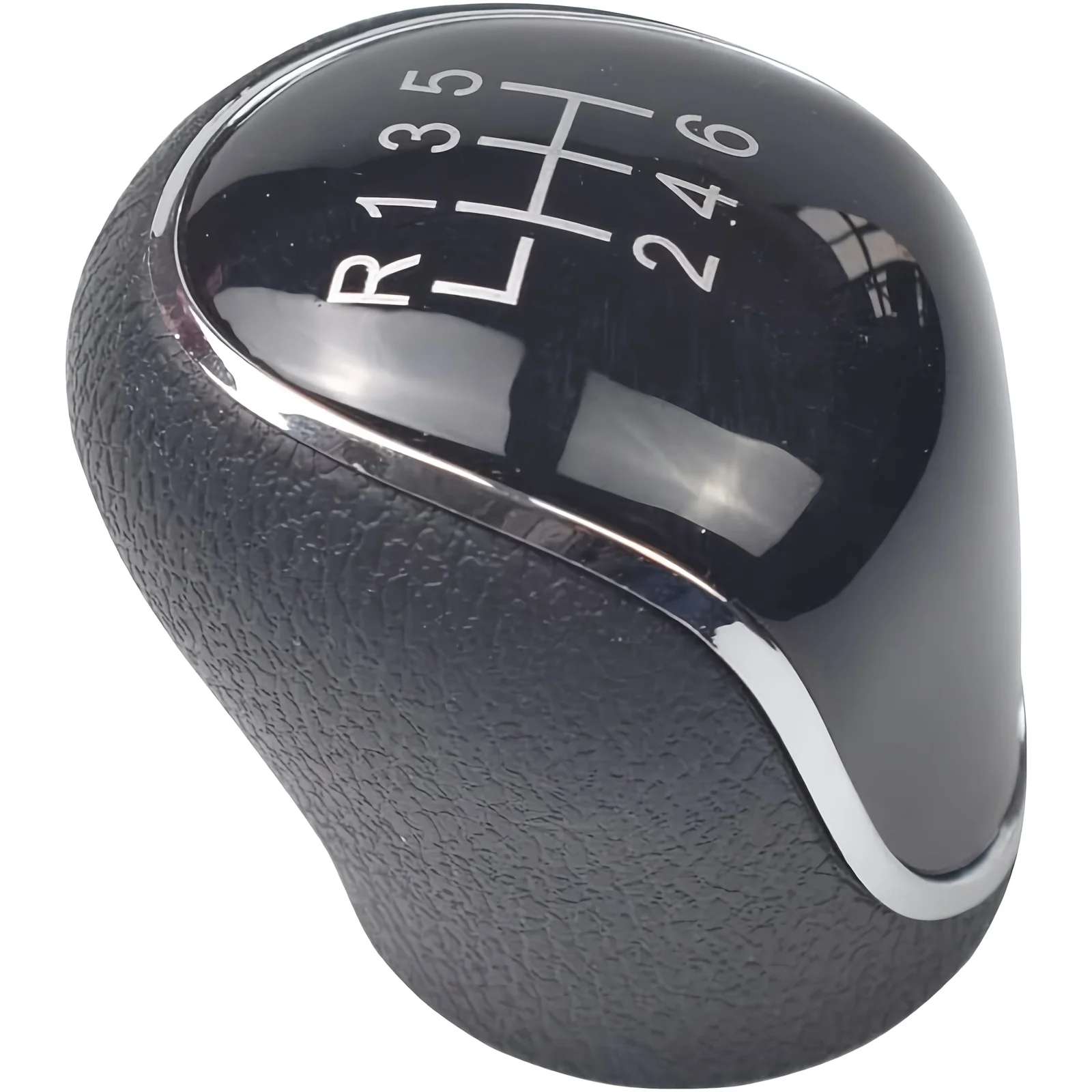 1pc 6-Speed Gear Shift Knob For Hyundai IX35 2012-2016 Lever Accessories Automotive Interior Additions ABS Material Black/Sliver
