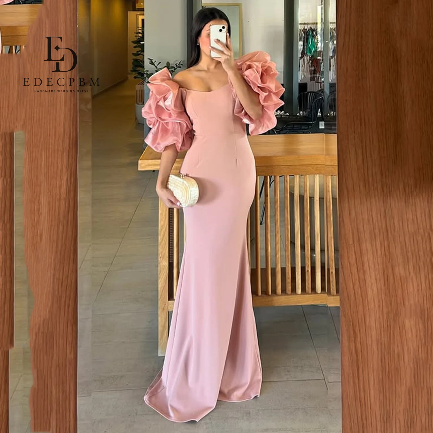 

EDECPBMVestidos De Noche Elegant Party Dresses for Special Occasions Evening Dress Woman Customized Long Prom Dresses Luxury