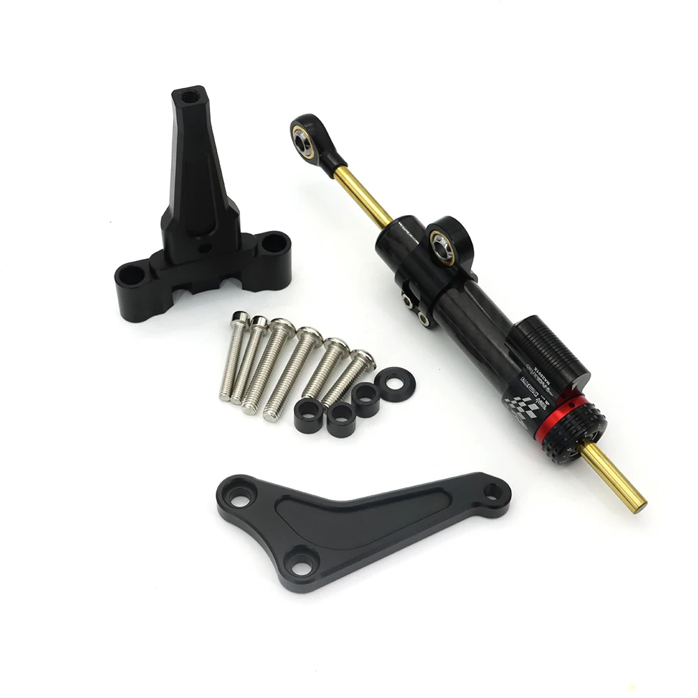 Motorcycle Modified Steering Damper Stabilizer Mounting Bracket Support Kit For Street Triple 1200 RS 765S 765R 765RS