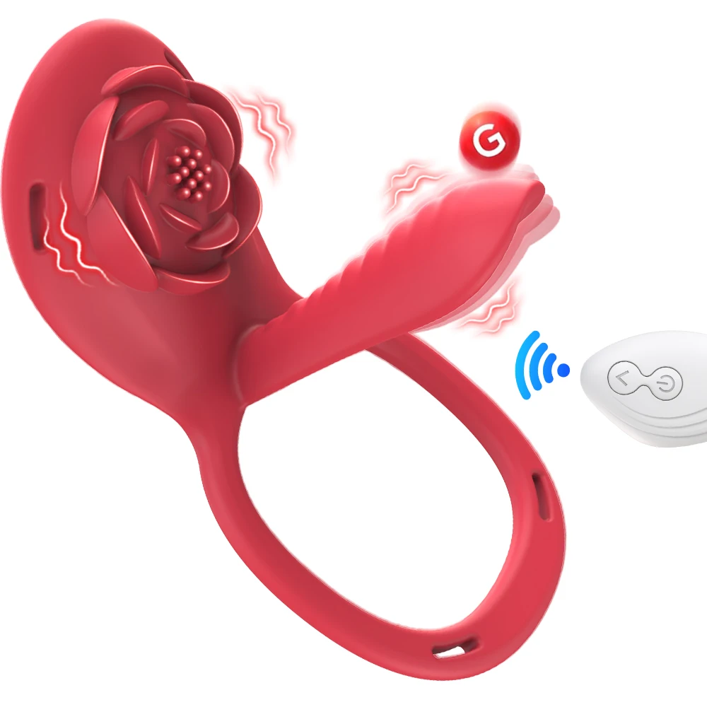 Female Vibrator 10 Meter Controlled Penis Ring Clitoral Stimulator Wearable Underwear Vibrator for Female Couples Adult Sex Toys