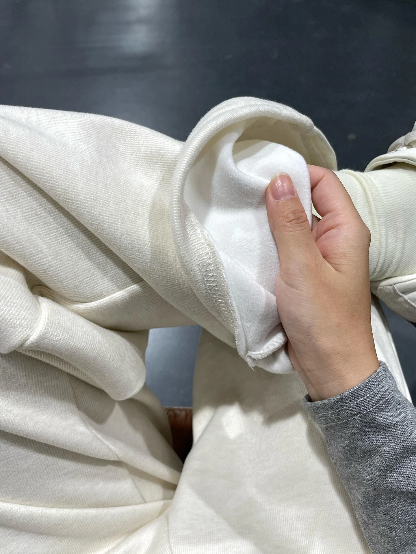 Spodnie damskie z wysokim stanem, szerokie nogawki, codzienne, do jogi, sportowe, luźne, o prostym kroju, białe, nowe, na jesień i zimę.