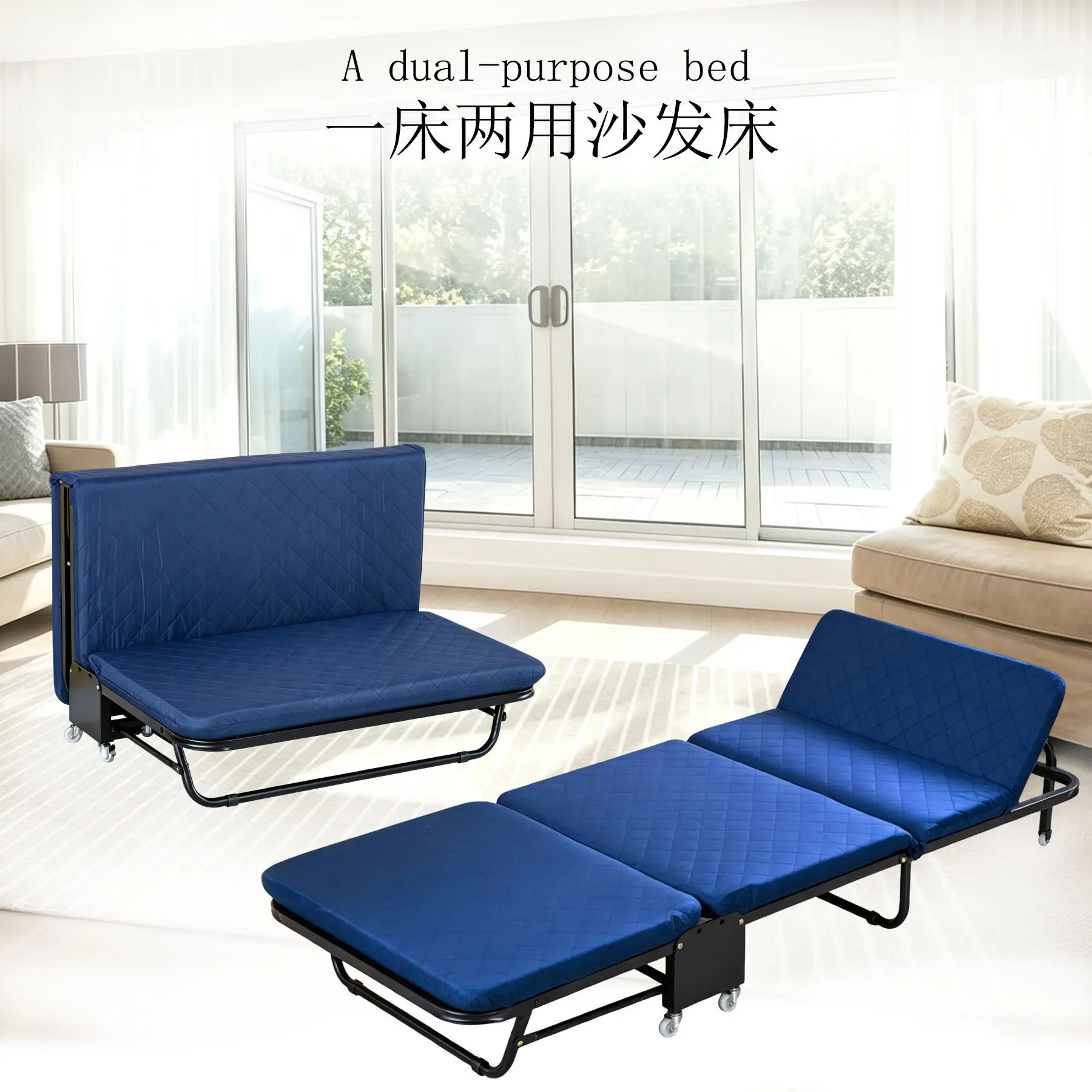 Three-fold Office lunch break Rollaway Single plank sponge Simple sofa Adult nap Hotel extra bed